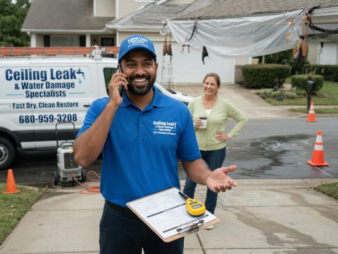 Ceiling Leak Cleanup Dedham, IA FAQs